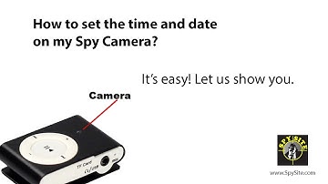 How to set the time and date on a Spy  Camera and DVR - Tutorial from SpySite.com