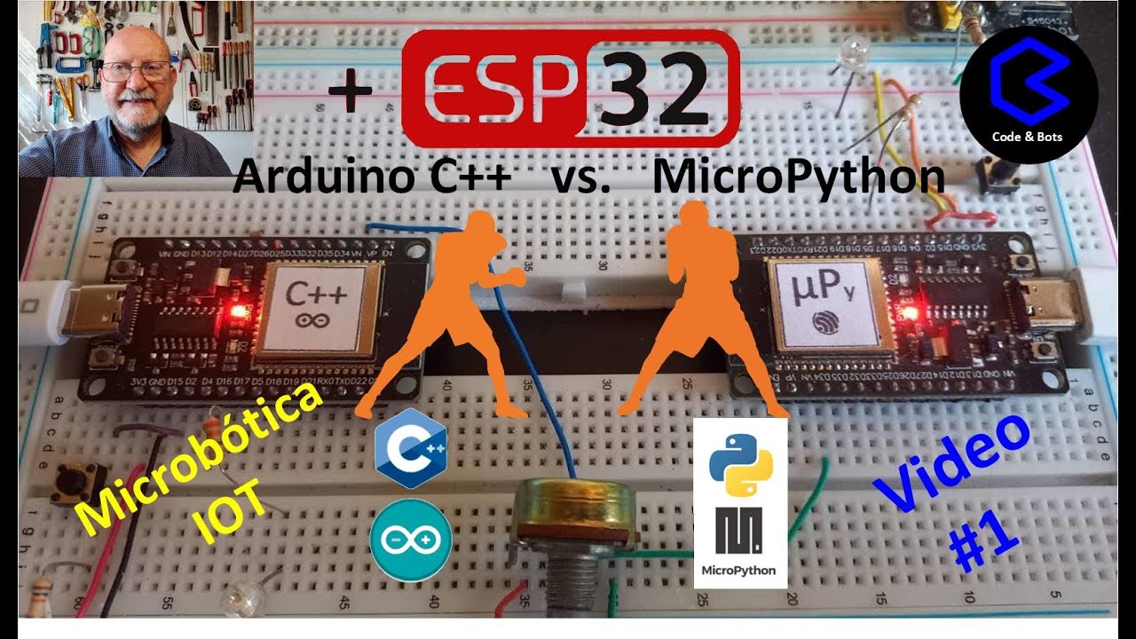 PRÁCTICAS CON ESP 32 USANDO MICROPYTHON Y C++ARDUINO EN SIMULTÁNEO ...