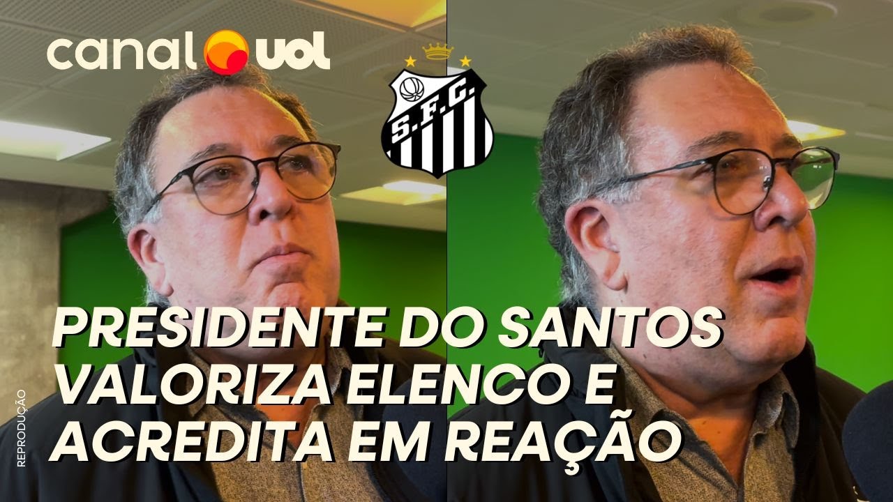 MARCELO TEIXEIRA VÊ CLÁSSICO CONTRA CORINTHIANS COMO OPORTUNIDADE PARA REAÇÃO DO SANTOS