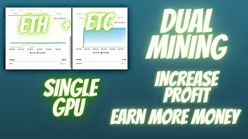 ETH+ ETC Mining | DUAL  MINING | USING A SINGLE GPU | INCREASE PROFIT 2X