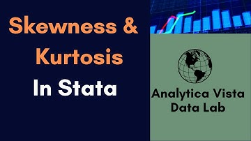 49. How to Calculate Skewness & Kurtosis in Stata | Descriptive Statistics Tutorial