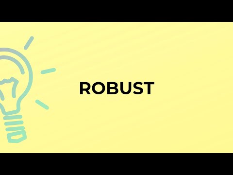 What Does Robust Mean