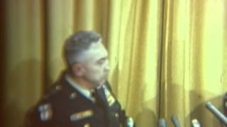 Lt. General Peers Press Conference, Pentagon, Washington, DC (1969)
Department of Defense. Department of the Army. Office of the Deputy Chief of Staff for Operations. U.S. Army Audiovisual Center. (ca. 1974 - 05/15/1984). Silent. Lt. General Peers Press Conference, Pentagon, Washington, DC (1969)