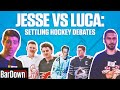 JESSE AND LUCA SETTLE HOCKEY DEBATES WITH NHL PLAYERS
