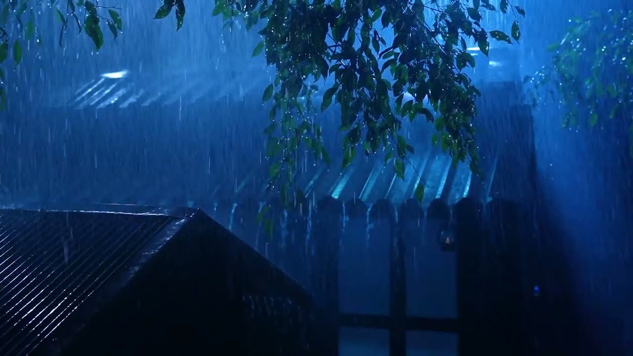 No Ads Rain Sounds for Sleeping - ASMR Rain and Thunder Sounds For Focus & Relax