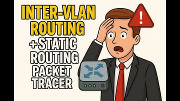 CCNP Inter VLAN Routing & Static Routing Lab  Complete Packet Tracer Configuration & Troubleshooting