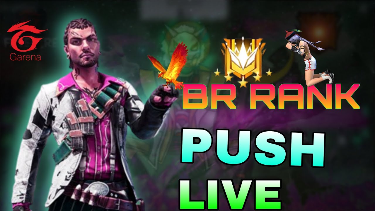 FREE FIRE BR RANK PUSH LIVE | FF LIVE RANK PUSH | FREE FIRE GRANDMASTER ...