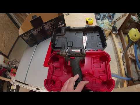 Parkside ütvecsavarozó PDSSAP 20-Li A1 / Unboxing+teszt 