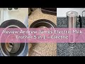 Review Andrew James Electric Milk Frother 5 in 1 – Electric Milk Steamer, Coffee Frother, Hot Chocol