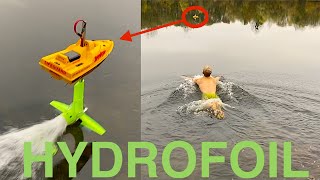 HYDROFOIL Flying Boat | INAV Autopilot Stabilized