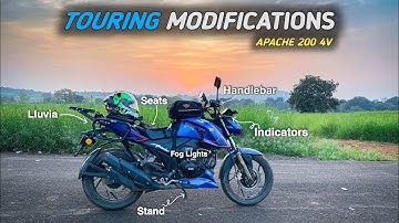 TOURING MODIFICATIONS on my APACHE 200 4V
