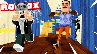 Kötü Komşu Oyunu Oynadım !!  Roblox Hello Neighbor