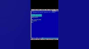 reverse of a number program in c