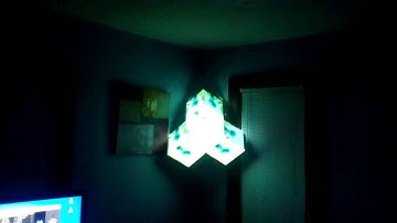 Audio reactive projection mapping - first structure