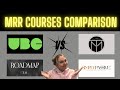 Mrr courses comparison review roadmap vs ubc vs simply passive vs dwa vs lepo vs the mentorship