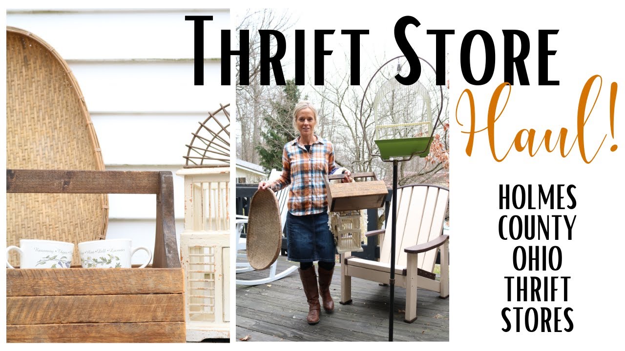 Thrift Store Haul ~ Thrift with me ~ Holmes County Thrift Stores ~ Ohio