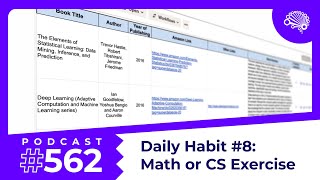 SDS 562: Daily Habit #8: Math or Computer Science Exercise — with Jon Krohn