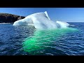 ICE MONSTERS FROM GREENLAND - THE ICEBERG&#39;S SEASON in ICEBERG ALLEY (June 2022)