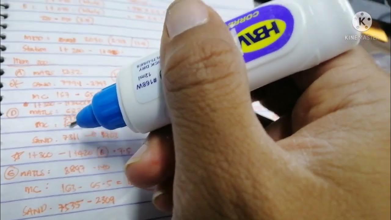 How to Use Correction Pen HBW Office 168W 12mL Learning Basic