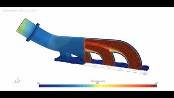 Star CCM+ Exhaust Heat exchange simulation