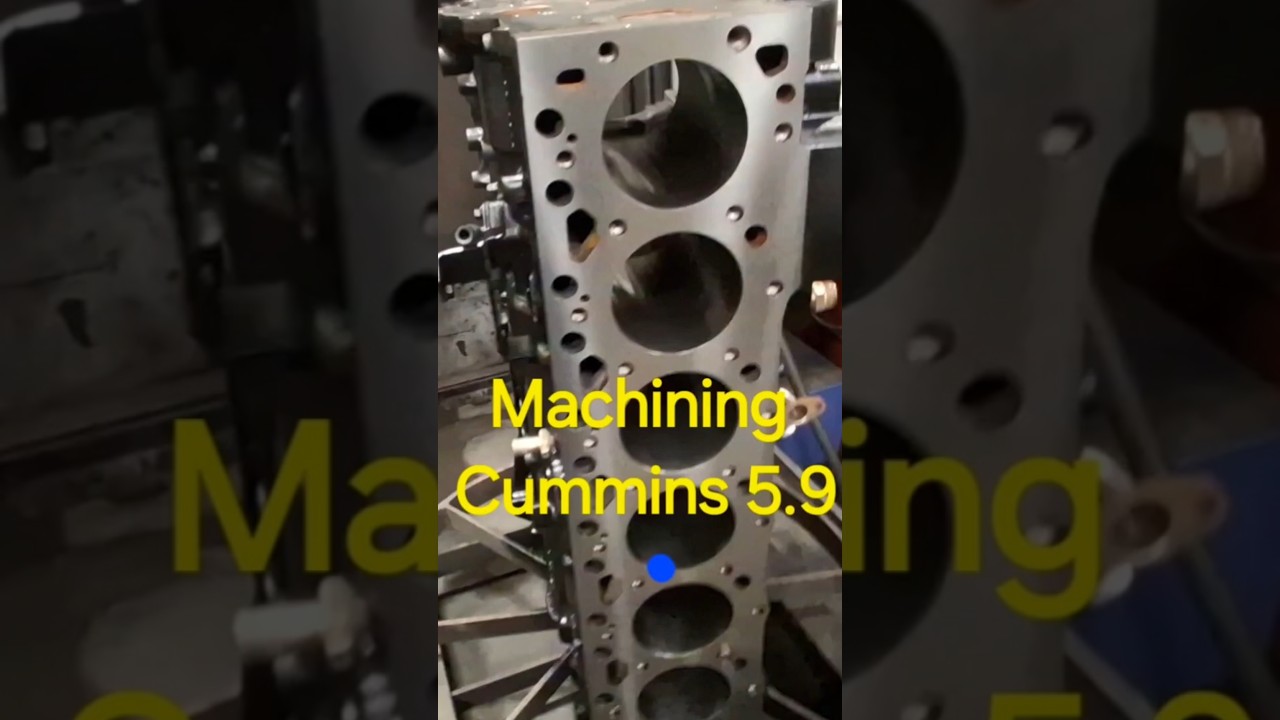 Machining 5.9 Cummins. 