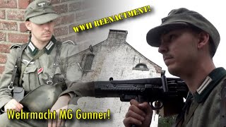 WW2 German & Allied Reenactment Event Borlo ( Belgium ) September 2021!! As a Wehrmacht MG Gunner!