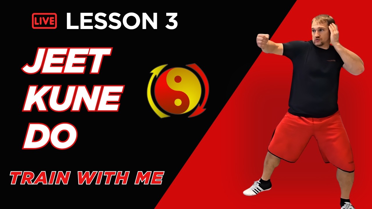 Jeet Kune Do Lesson 3 – Counters & Combos using Footwork & Lead-Side Strikes