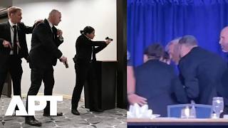 30 Min Raw Footage Trump Evacuation After Shooting At Wh Dinner  Apt