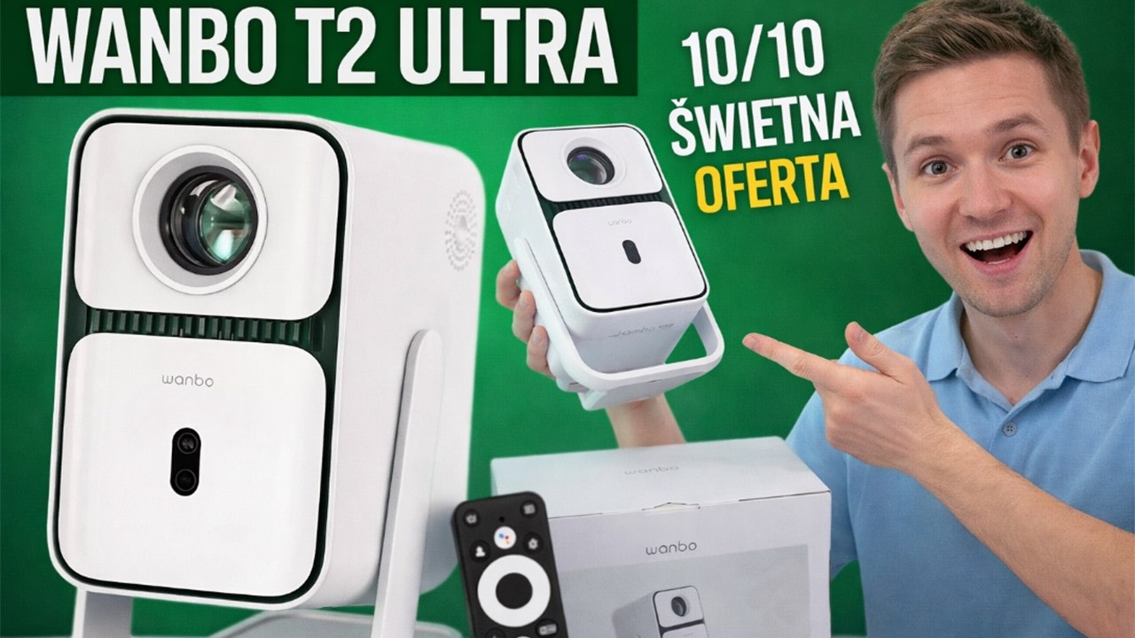 Kino na dużym ekranie bez telewizora: test projektora Wanbo T2 Ultra | AliExpress