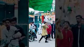 Crowd of Eid miladunnabi brampura muzaffarpur miya bhai naat nare takbir viral shots statu