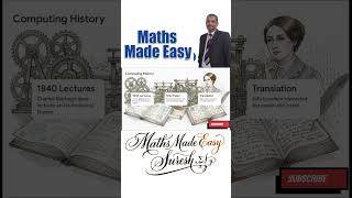 ⚡ ENG SHORT How an 1842 Engineer Built the Apps You Use Today May 24 #MathsMadeEasySuresh
