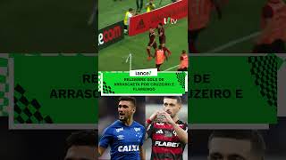 ARRASCAETA DANDO SHOW COM AS CAMISAS DE FLAMENGO E CRUZEIRO. #futebol