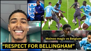 Jude Bellingham PRAISED KOBBIE Mainoo Magical performance vs Belgium Man United News