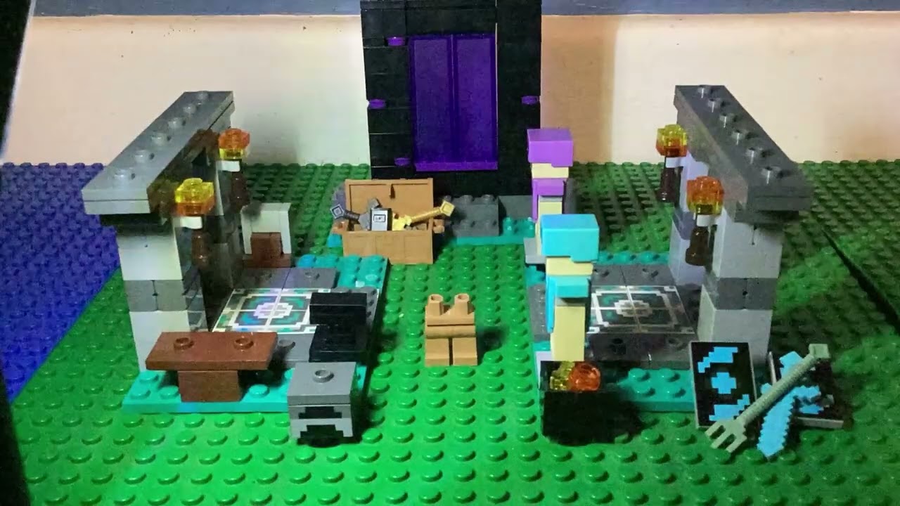 Armorsmith plays Lego Creative mode | Lego Minecraft animation