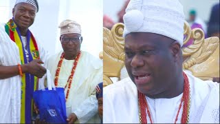 See How People Rush To See Ooni of Ife as he gave his daddy Big Gift On His Birthday