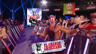 El Grande Americano Entrance Wwe Raw In Glasgow, Scotland, March 24, 2025
