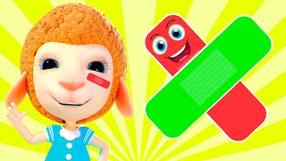 Boo-Boo! Put a Plaster On | New 3D Cartoon for Kids | Dolly and Friends