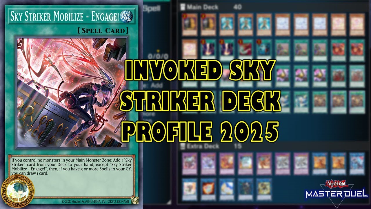 yu gi oh master duel sky striker deck INVOKED Profile 2025 Trying to learn Sky Striker.