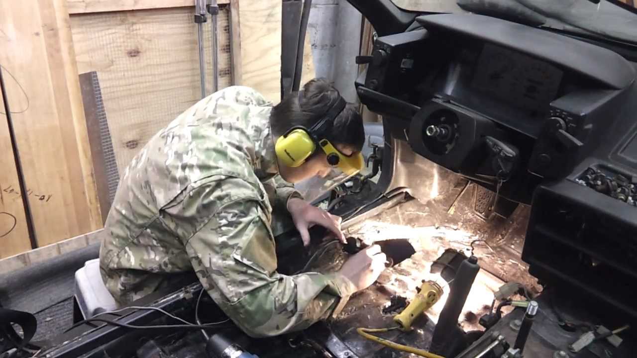 time lapse floor pan repair YouTube