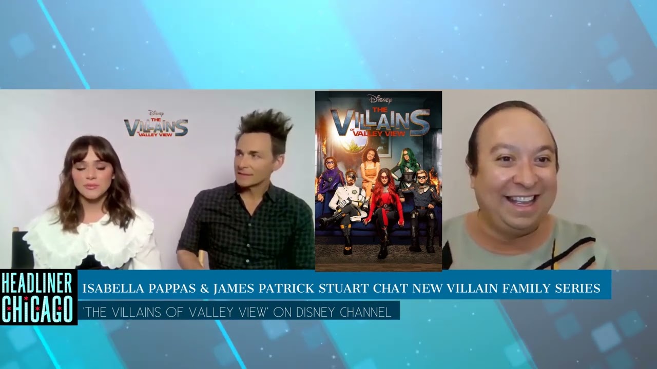 Isabella Pappas & James Patrick Stuart interview Disney Channel series 'The Villains of Valley View'