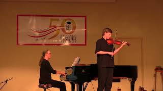 J. Haydn: Violin Concerto in G major Movement 1, Vytas Stalyga (age 13)