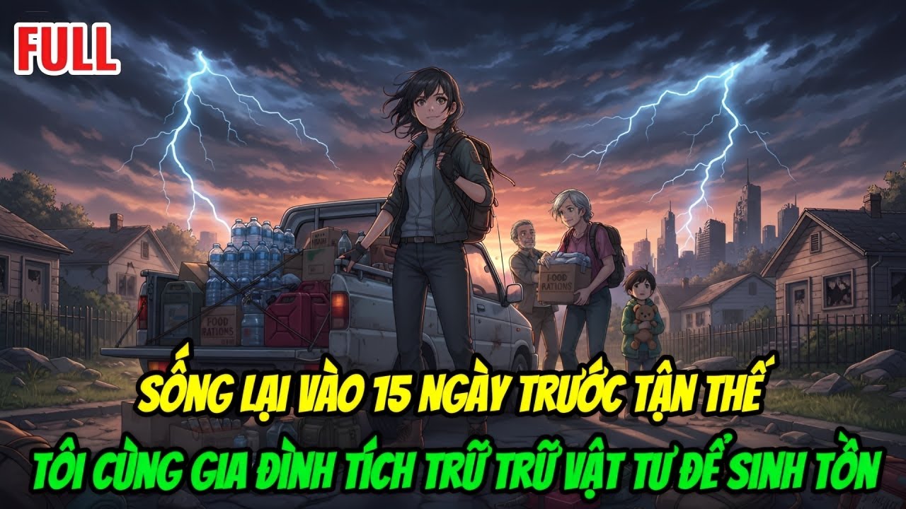 FULL || Sống Lại Vào 15 Ngày Trước Tận Thế, Tôi Cùng Gia Đình Tích Trữ Trữ Vật Tư Để Sinh Tồn