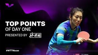 Top Points of Day 1 | WTT Champions Macao 2023