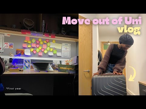 Moving Out Of Uni | Pack with me, First Year Done!