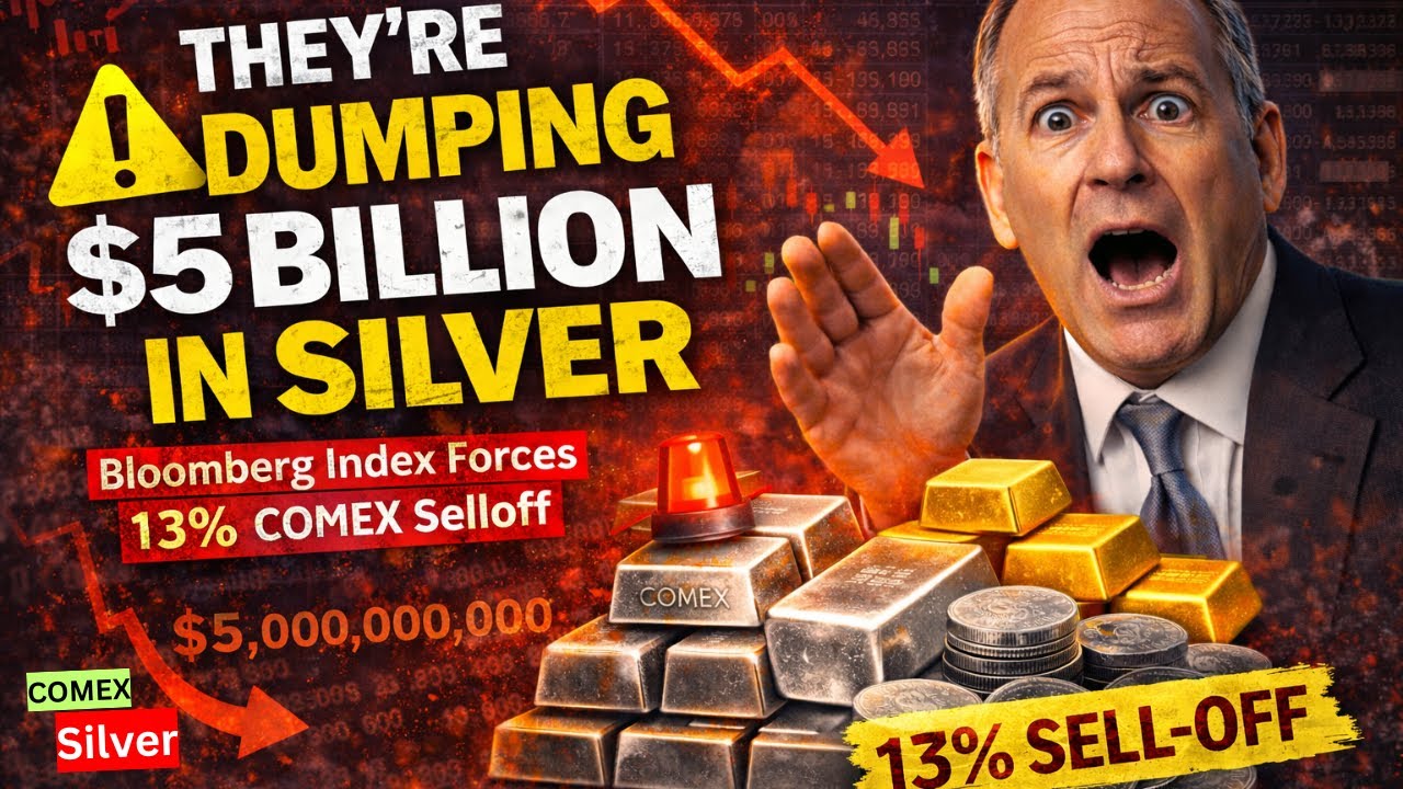 THEY’RE DUMPING $5 BILLION IN SILVER – Bloomberg Index Forces 13% COMEX Selloff