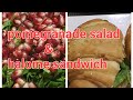 Pomegranade salad croissant for breakfast jhoe official tv ofw