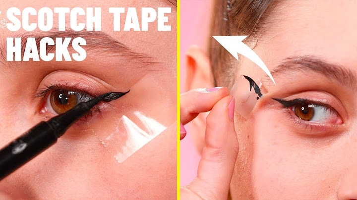 10 AMAZING SCOTCH TAPE MAKEUP HACKS (For your Beauty Routine) | Beauty Hacks