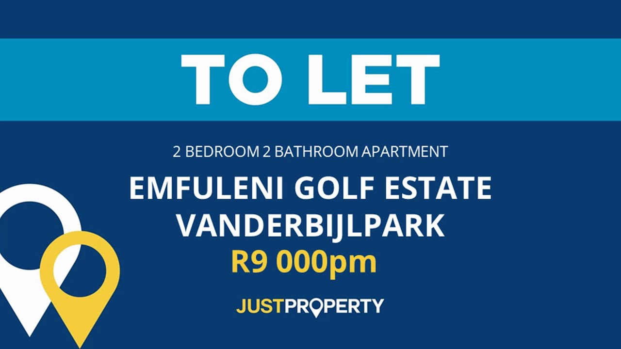 Upmarket 2Bedroom, 2Bathroom Apartment To Let in Emfuleni Golf Estate, Vanderbijlpark YouTube