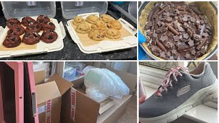 BAKING VLOG DAY 2 | Opening MORE deliveries, Baking cookies & cookie pies