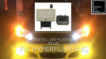 Hyperflashing LED Signal Light| How to fix| Install LED flasher Relay| Toyota Vios| DIY
